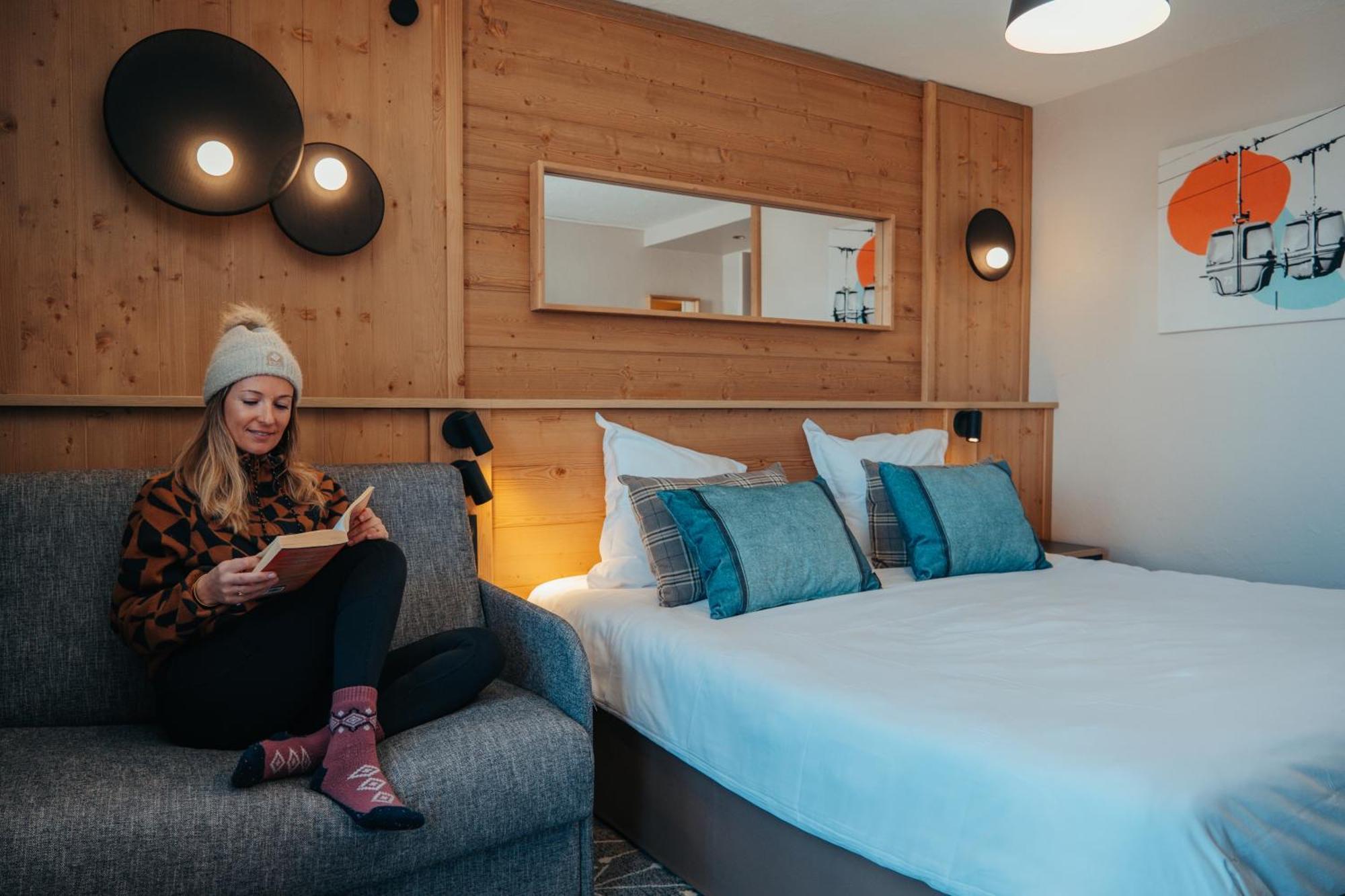 Hotel L'Eden Des Cimes - Vacances Bleues - Belle Plagne 2100 La Plagne Ngoại thất bức ảnh